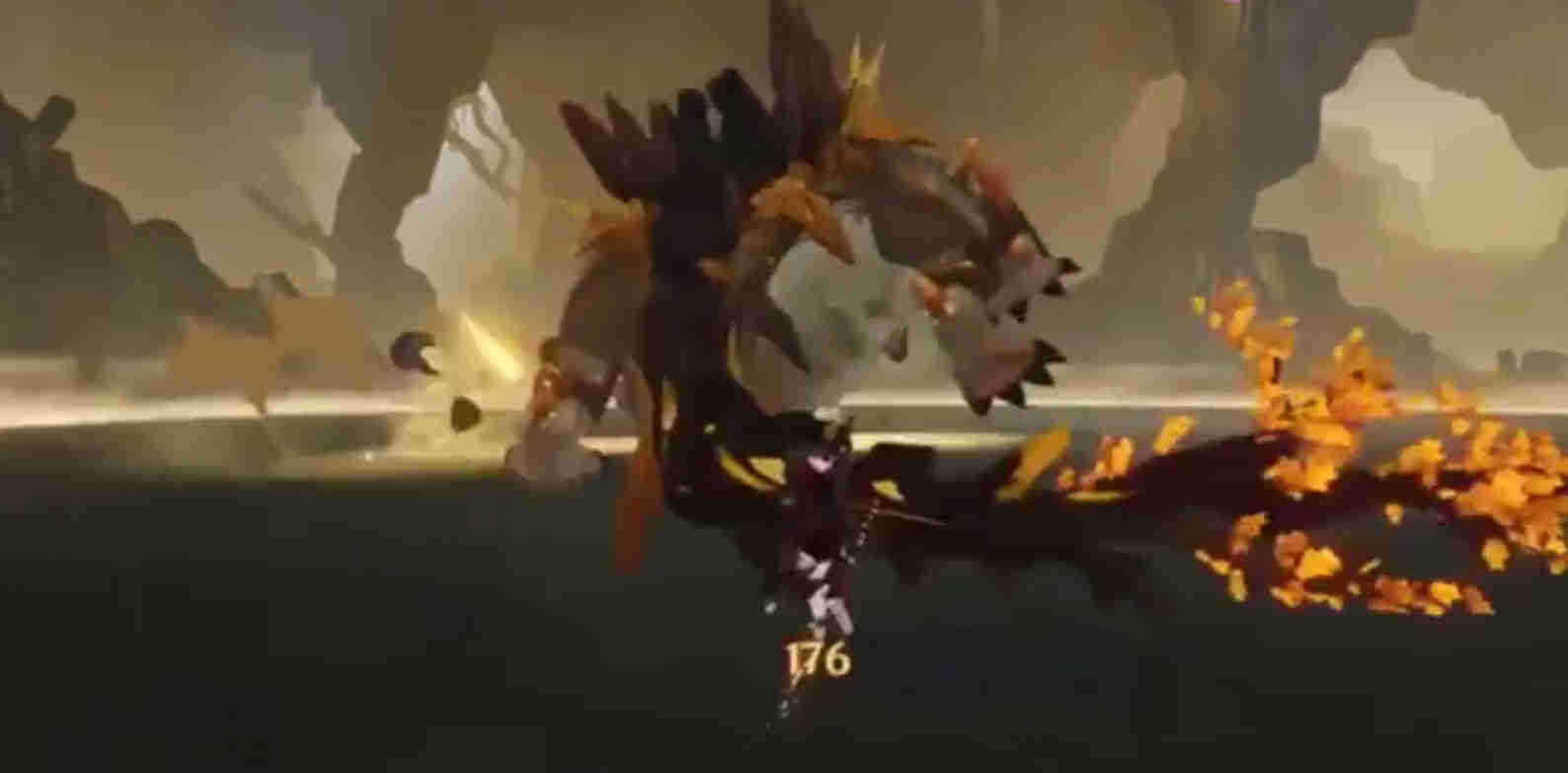 原神:若陀龙王战斗演示,原型猜测很多,我觉得它更像个肥宅龙